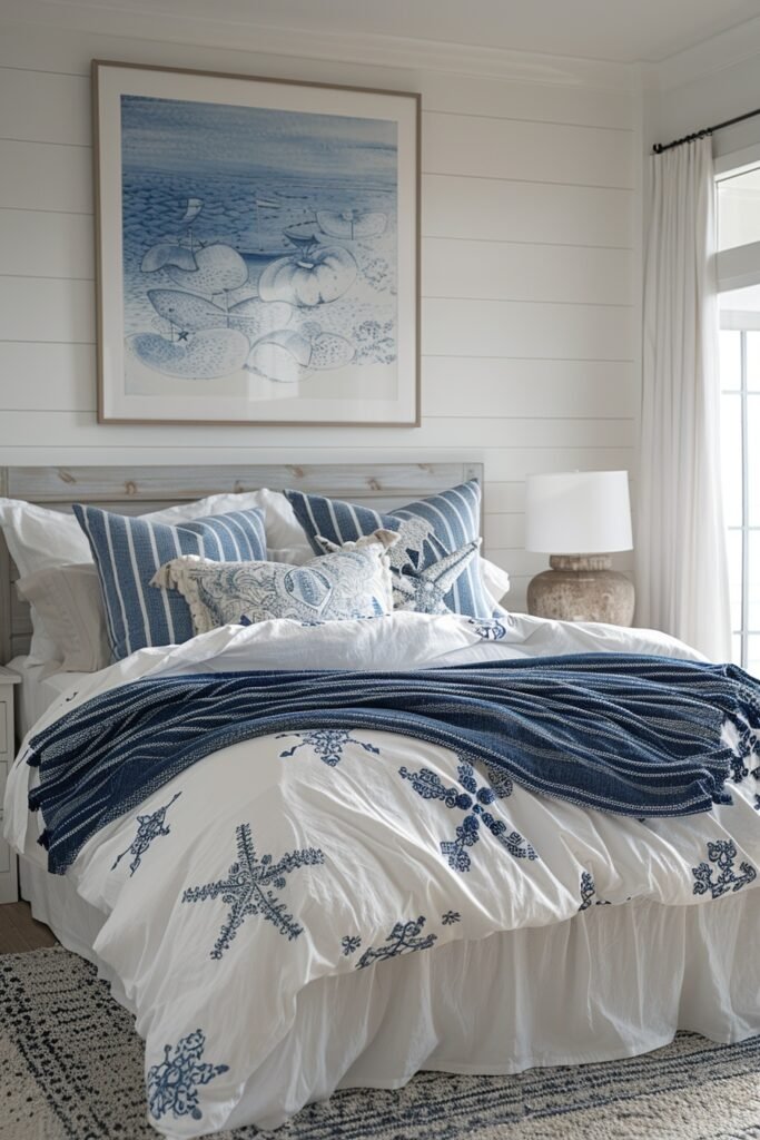 Seaside Nautical Theme Bedroom