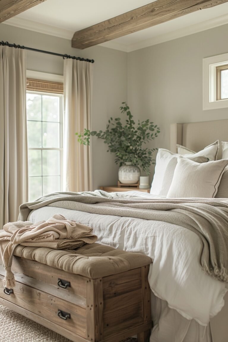 29 Sage Green Farmhouse Bedroom Ideas For A Peaceful Atmosphere - Learn ...