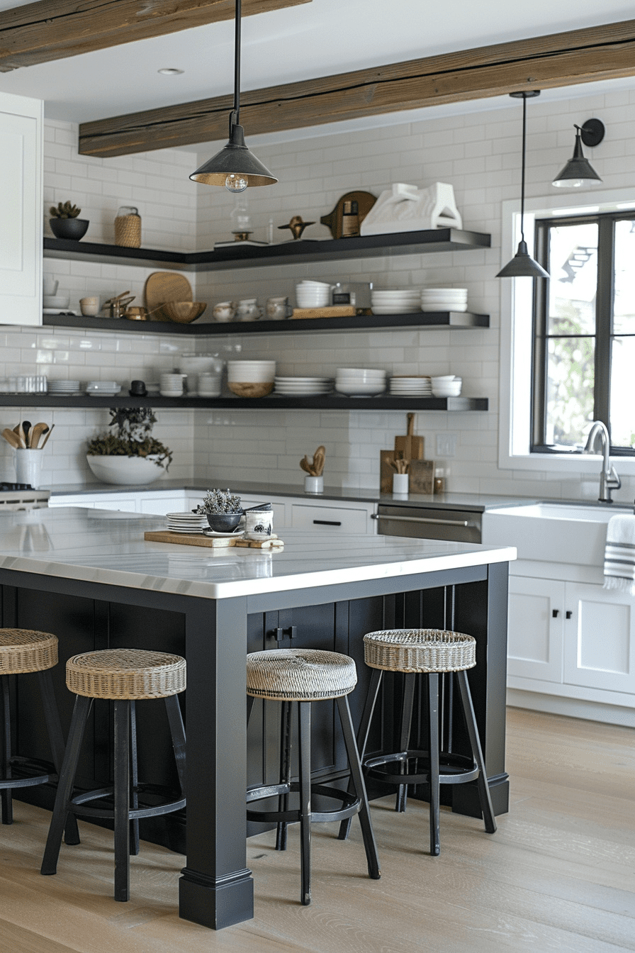 29 Black And White Modern Kitchen Ideas For A High-End And Contemporary ...