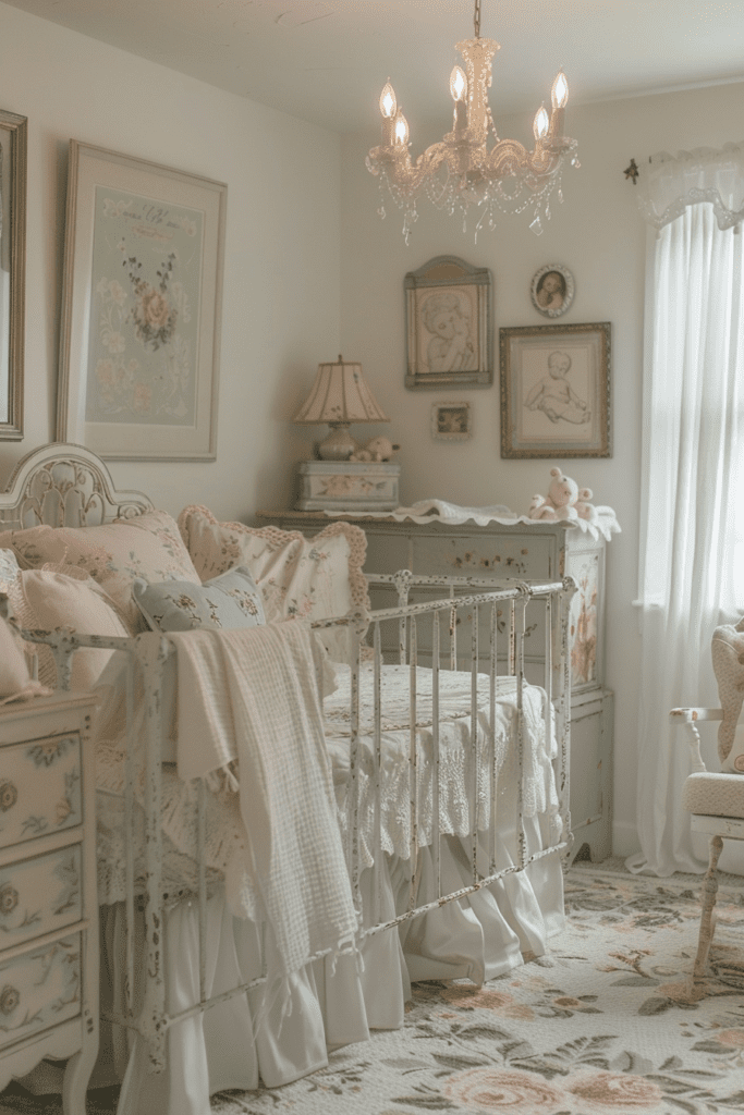 Soft Pastel Shabby Chic Nursery