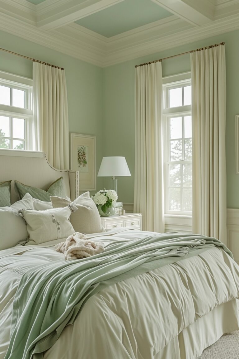 29 Sage Green Farmhouse Bedroom Ideas For A Peaceful Atmosphere - Learn ...
