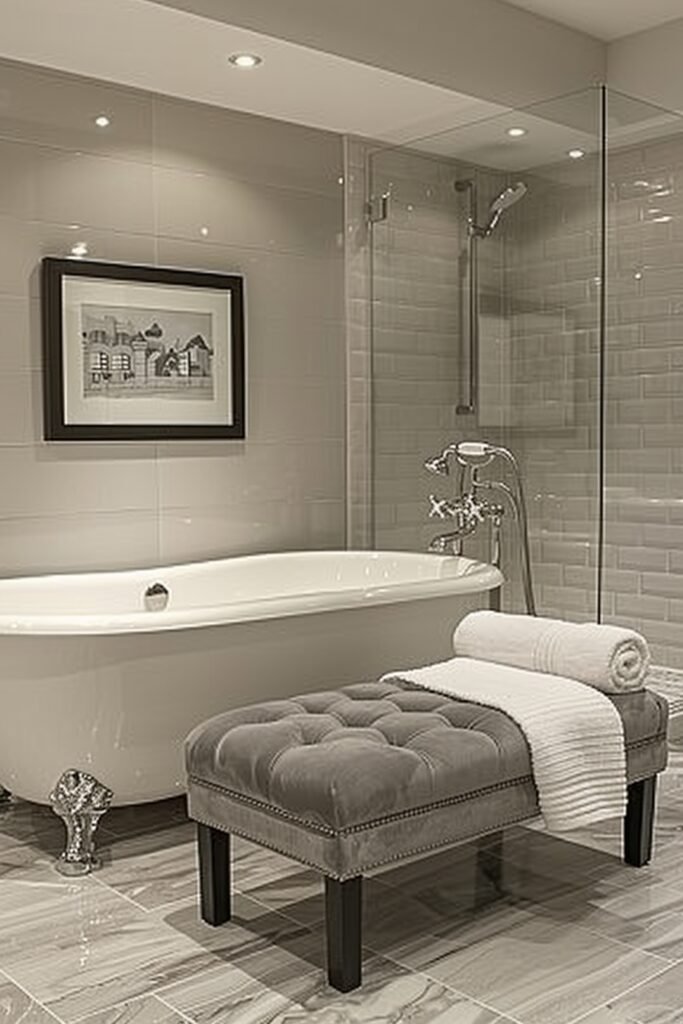 Sophisticated Urban Gray Bath