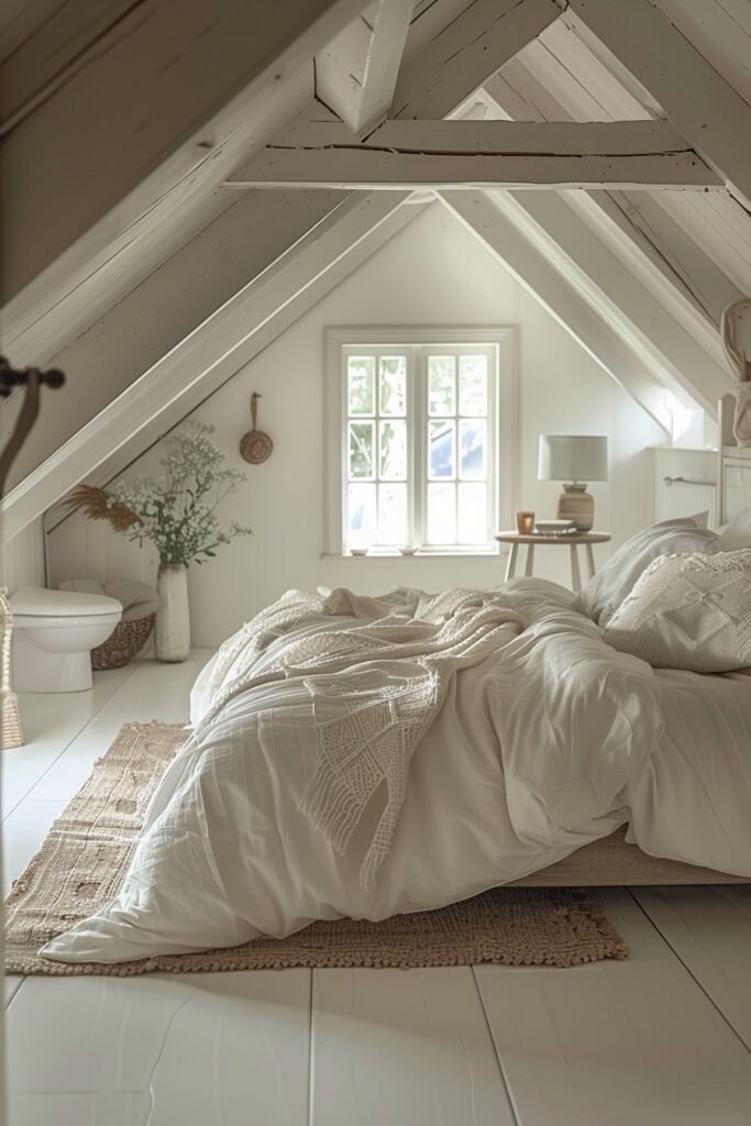 Streamlined Attic Guest Room