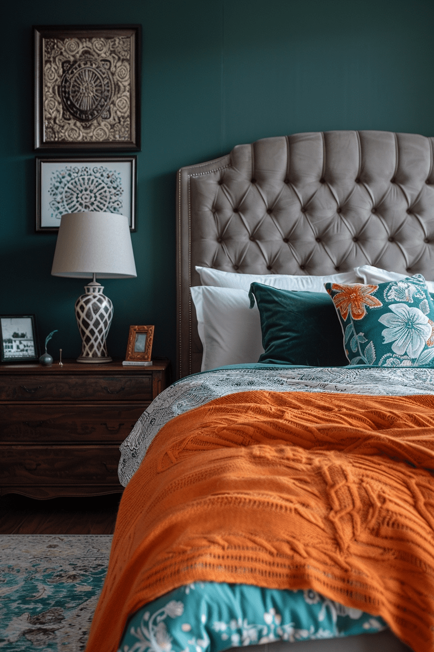 29 Dark Teal Bedroom Ideas - Learn California