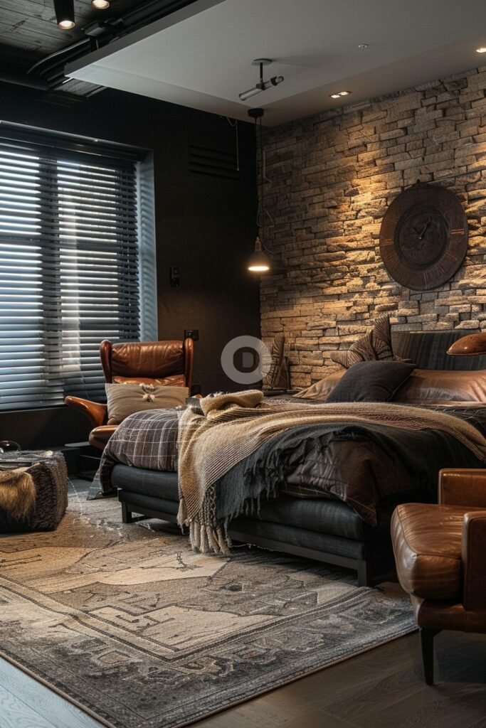 Streamlined Urban Bachelor Bedrooms