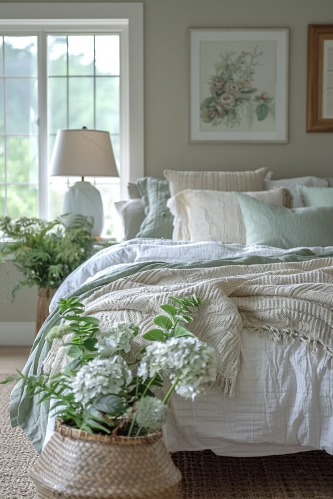 Subtle Sage Green Farmhouse Nuances