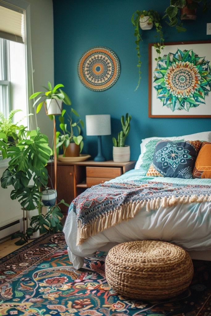 Teal Serenity Dorm Room