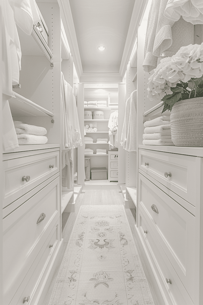 Tranquil All-White Storage