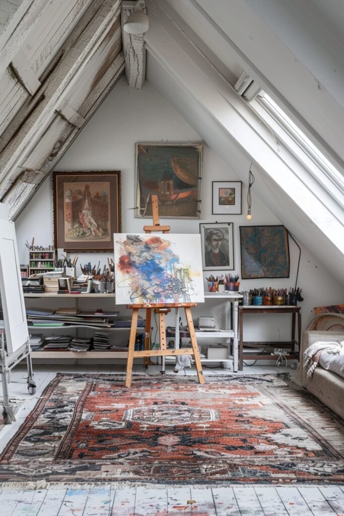 Tranquil Attic Art Studio