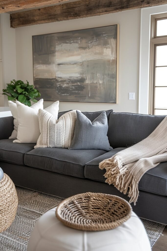 Pillows for a gray couch best sale