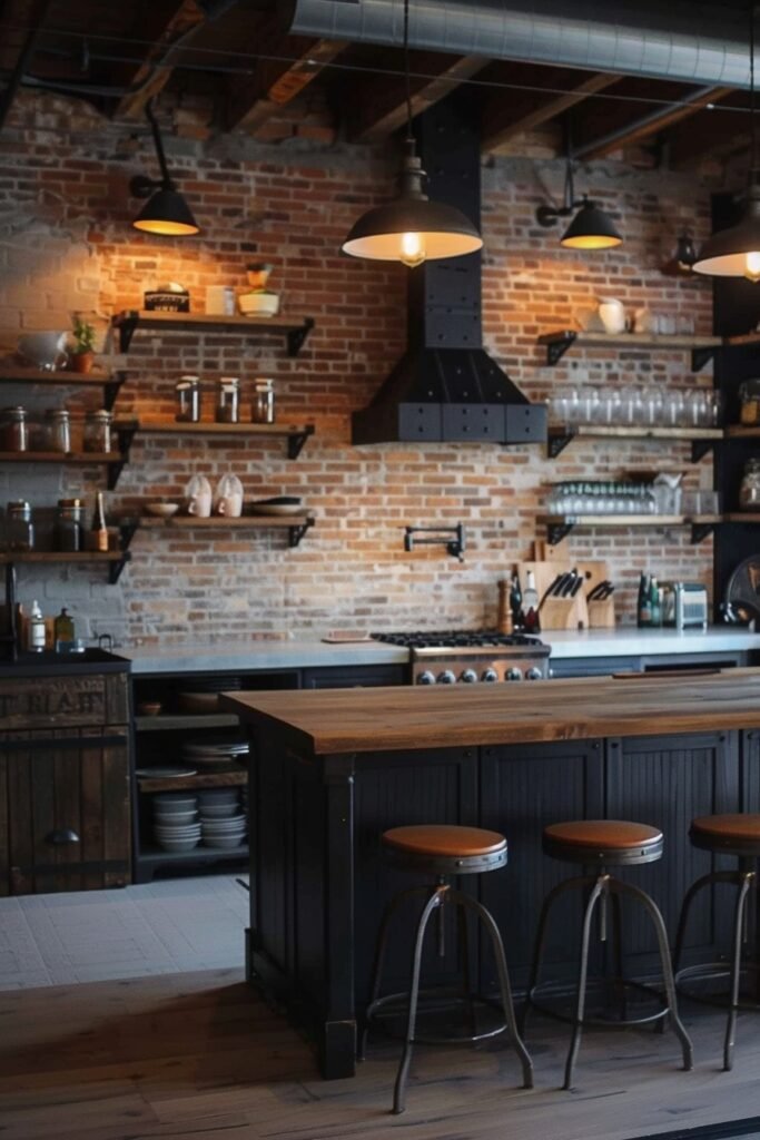 Urban Chic Industrial Kitchens