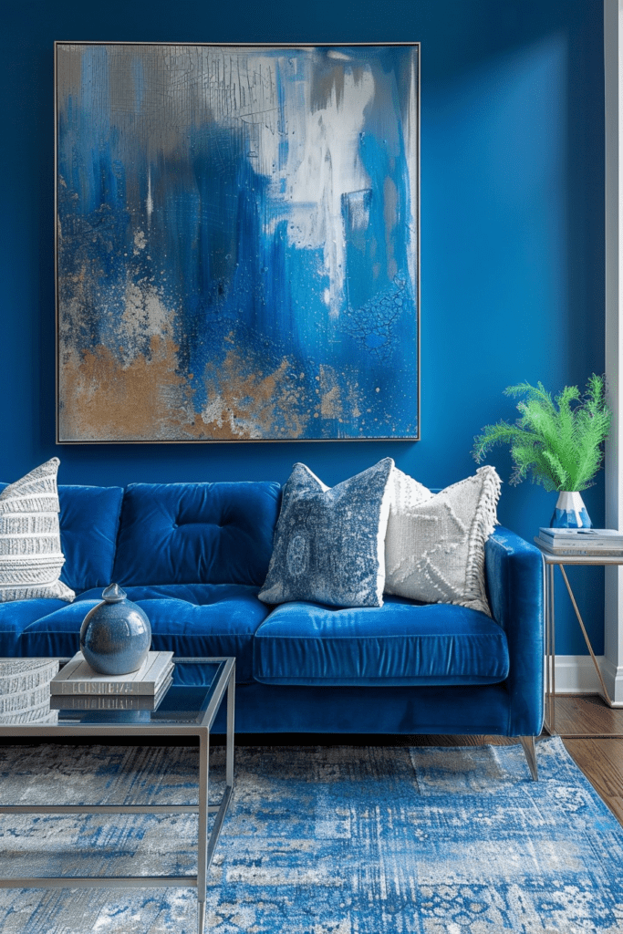 Vibrant Cobalt Corner