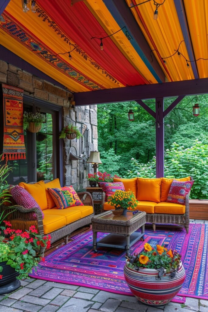 Vibrant Outdoor Canopy