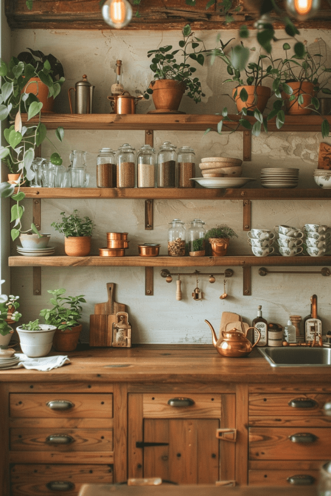 Warm Wood-Toned Kitchen Design