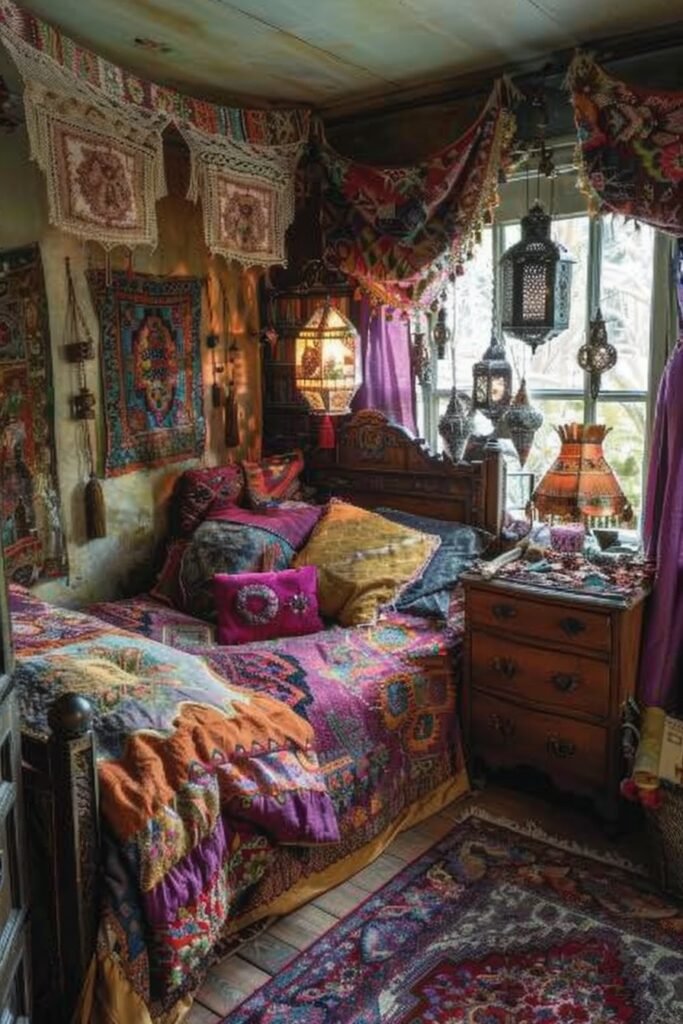 Whimsical Bohemian Gypsy Bedroom