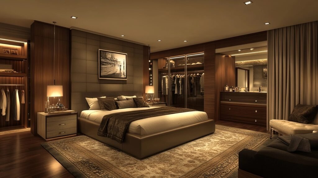 modern luxury bedroom