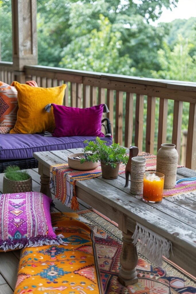 Afrohemian Chic Balcony Ideas