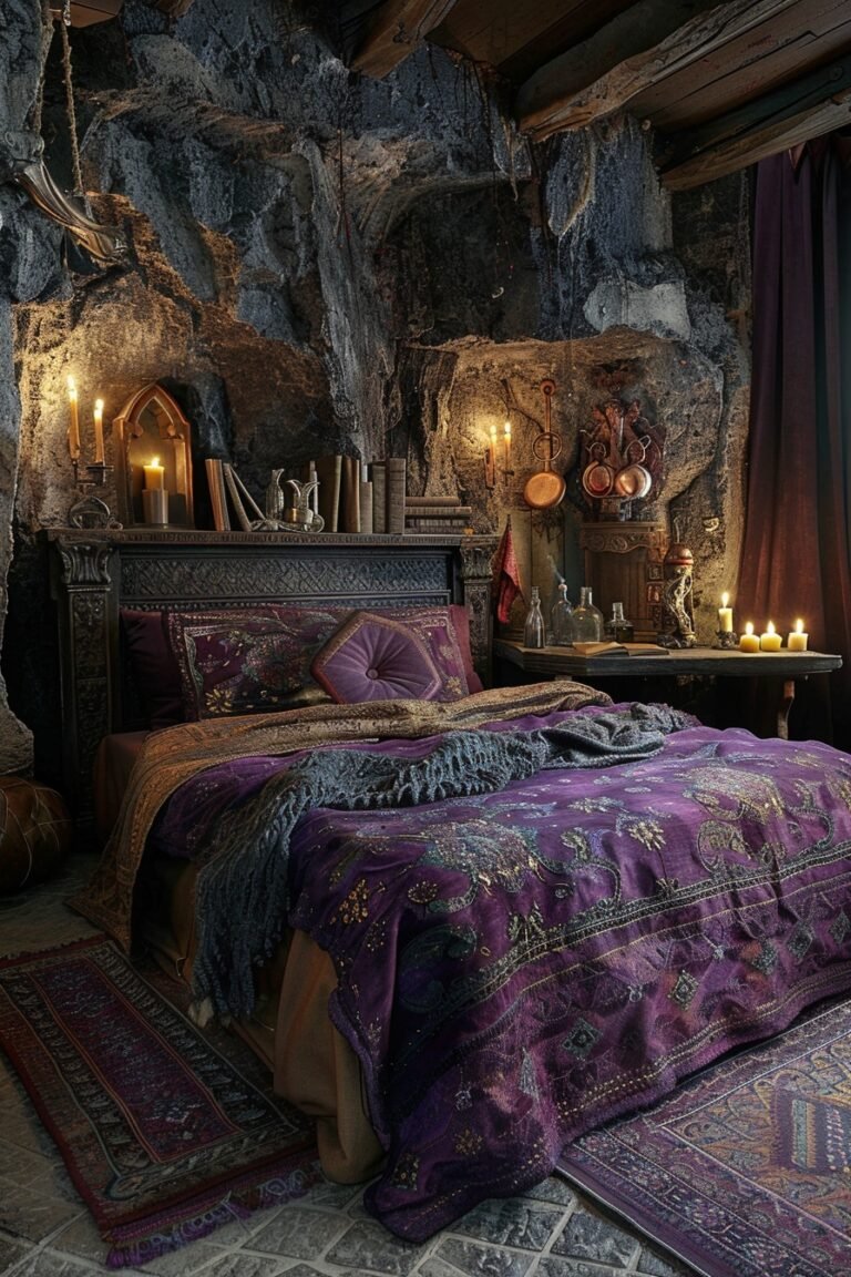 29 Rustic Boho Witchy Bedroom Ideas For A Touch Of Magic - Learn California