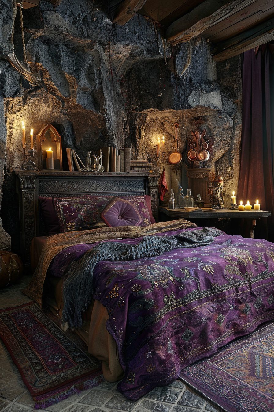 29 Rustic Boho Witchy Bedroom Ideas For A Touch Of Magic - Learn California