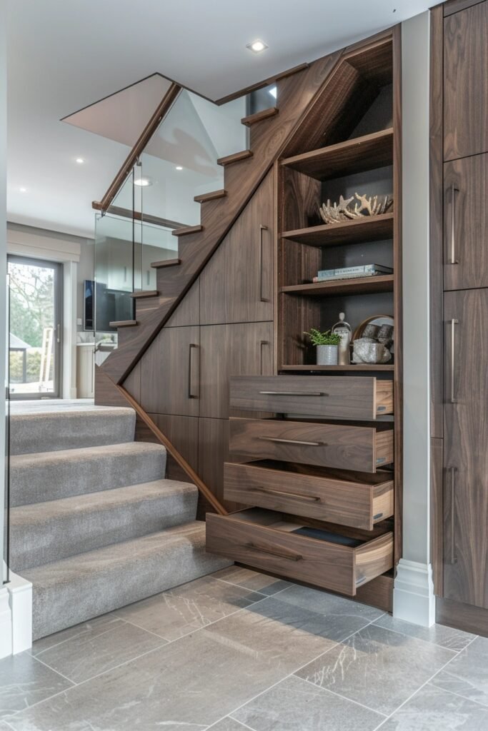 Architectural Under-Stair Storage