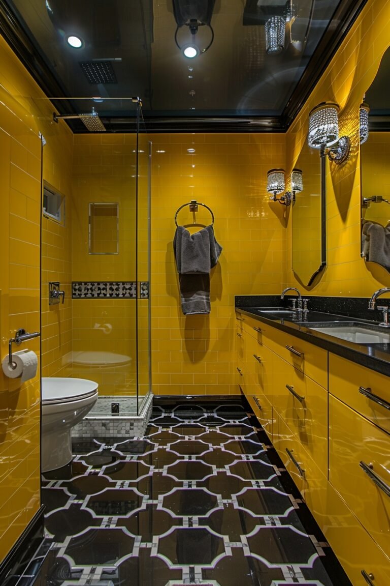 29 Yellow Bathroom Decor Ideas To Add Sunshine To Your Bathroom - Learn ...