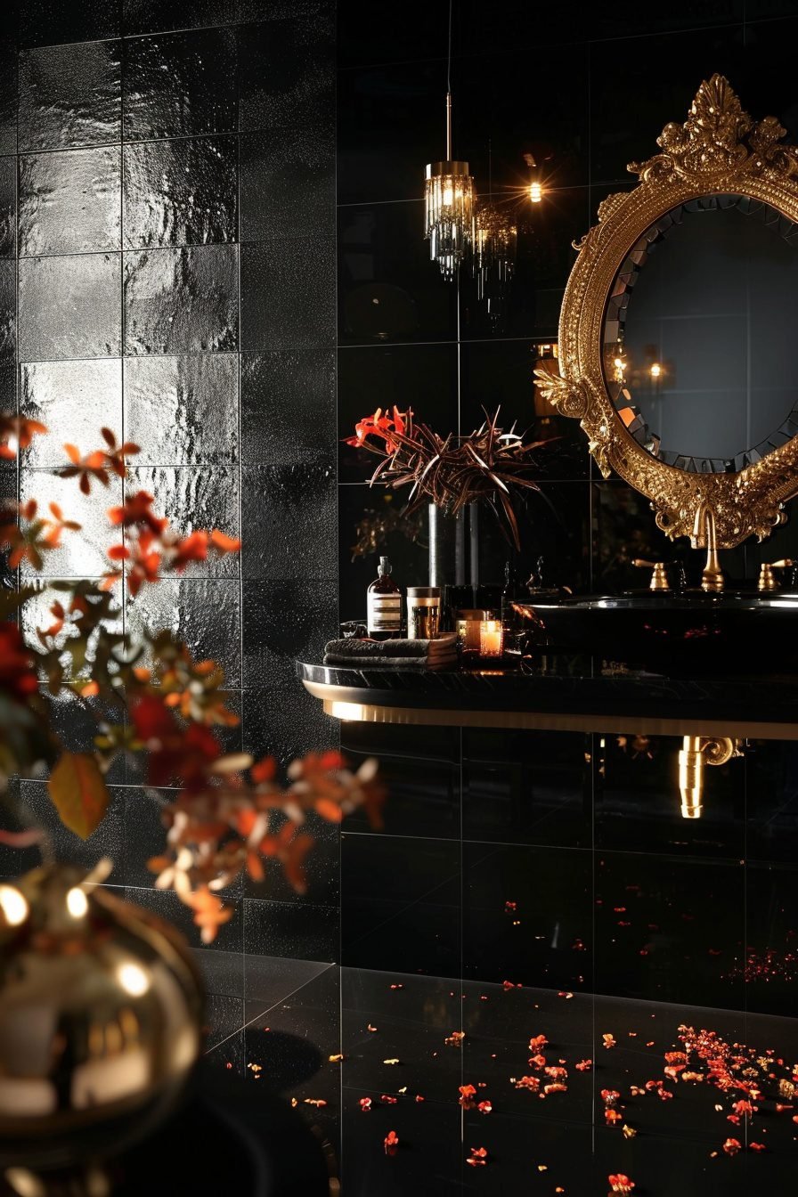29 Black Bathroom Decor Ideas For A Bold And Stylish Space - Learn ...