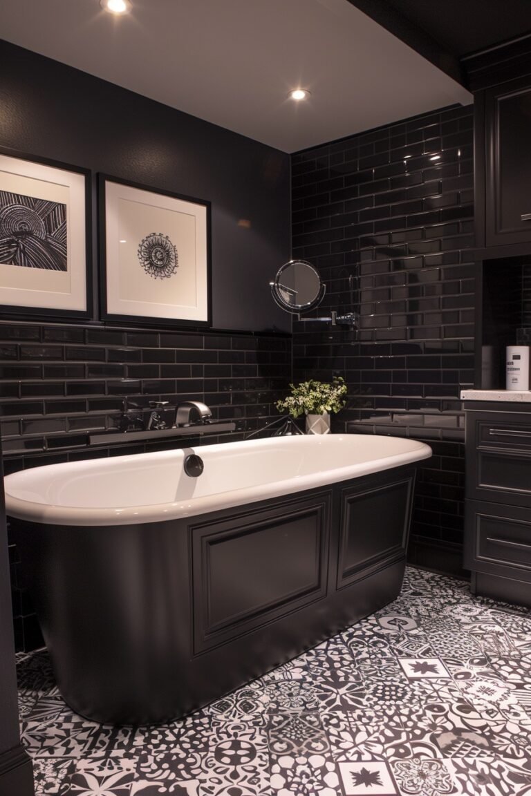 29 Black Bathroom Decor Ideas For A Bold And Stylish Space - Learn ...