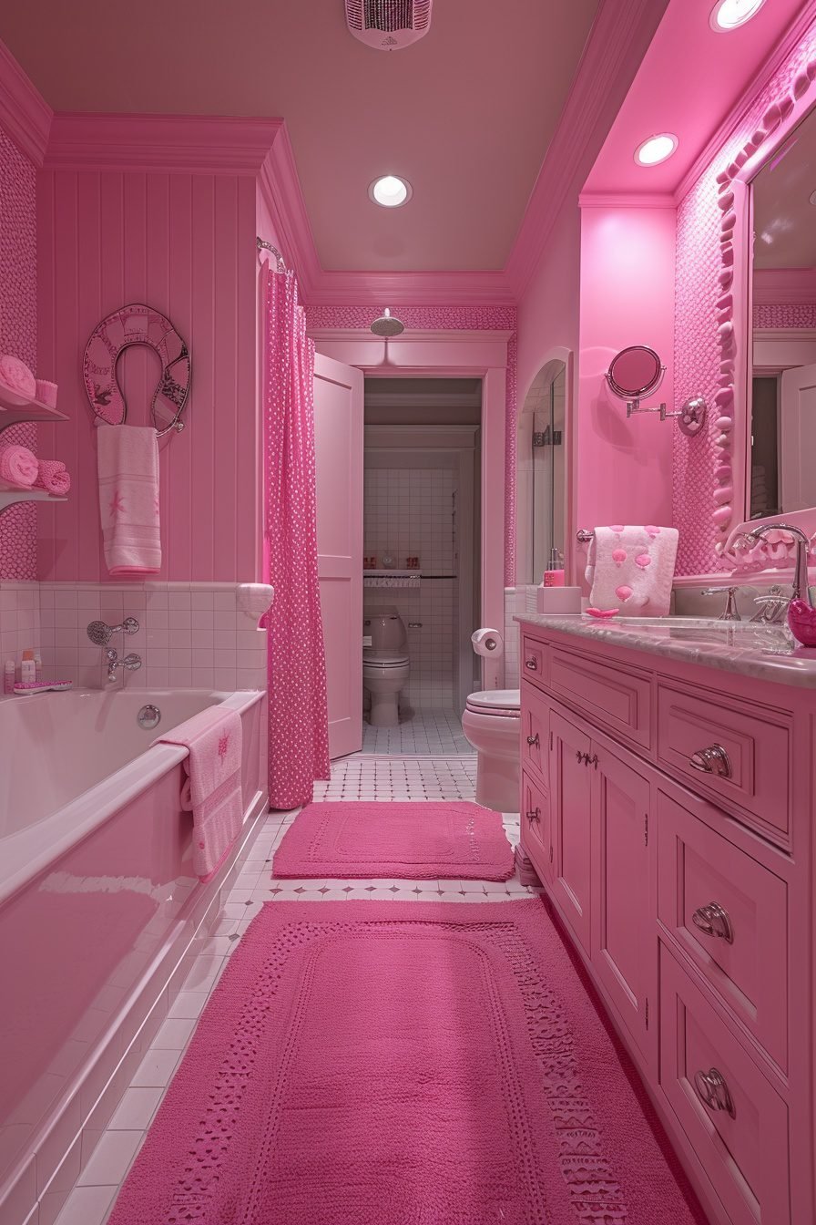 29 Girly Bathroom Decor Ideas For A Soft And Sweet Vibe - Learn California