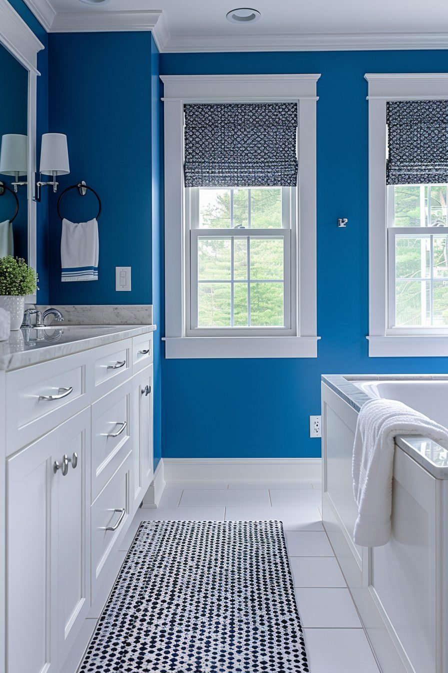 29 Blue Bathroom Decor Ideas For A Vibrant Yet Peaceful Ambiance - Learn California
