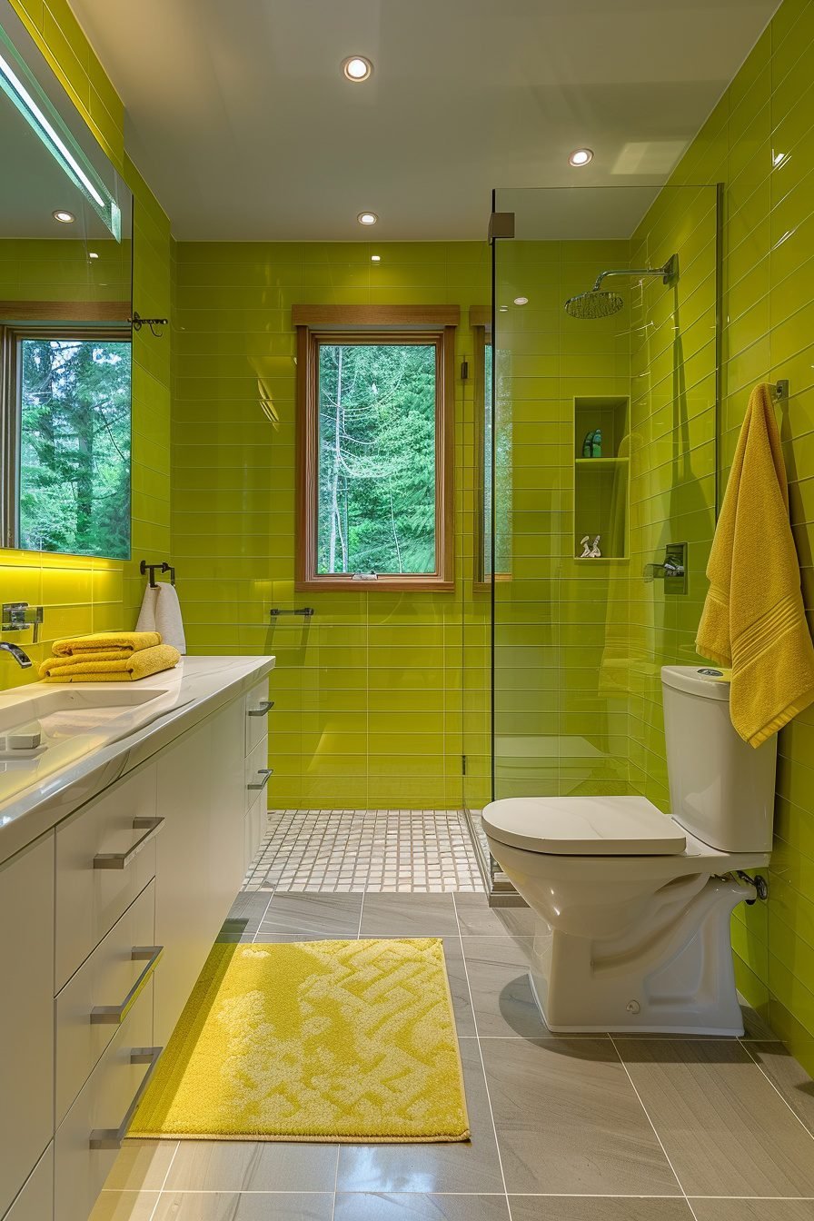 29 Green Bathroom Decor Ideas To Transform Your Space With Earthy Elegance - Learn California