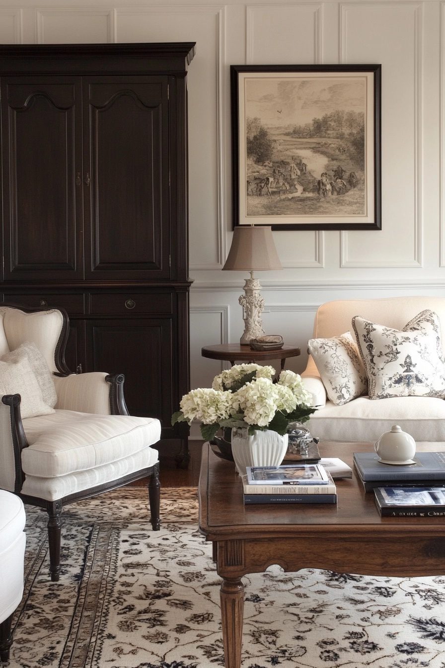 Modern Antique Living Room Ideas