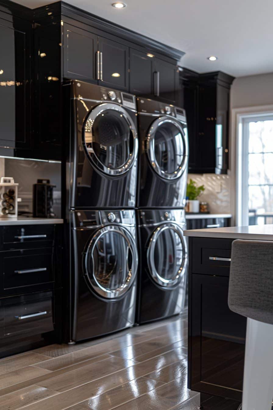 29 Stacked Laundry Room Ideas To Create A Compact And Efficient Space ...