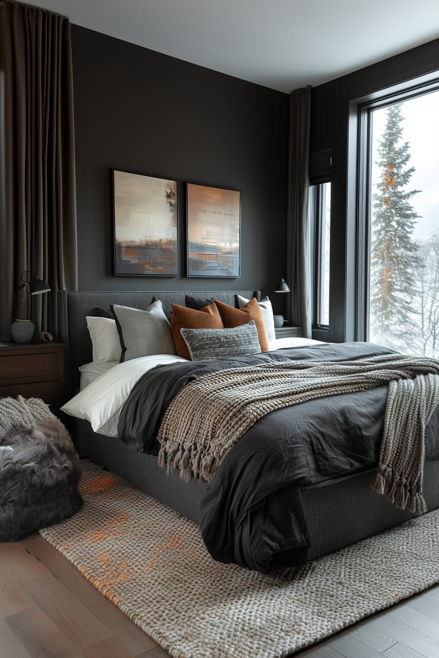 29 Dark Modern Bedroom Ideas For A Luxurious And Moody Atmosphere ...