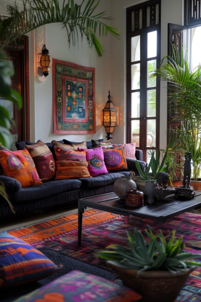 Cultural Fusion in Afrohemian Decor