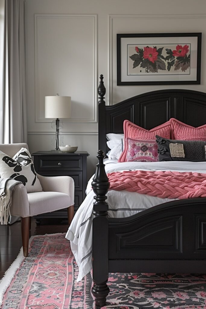 Eclectic Pink and Black Fusion