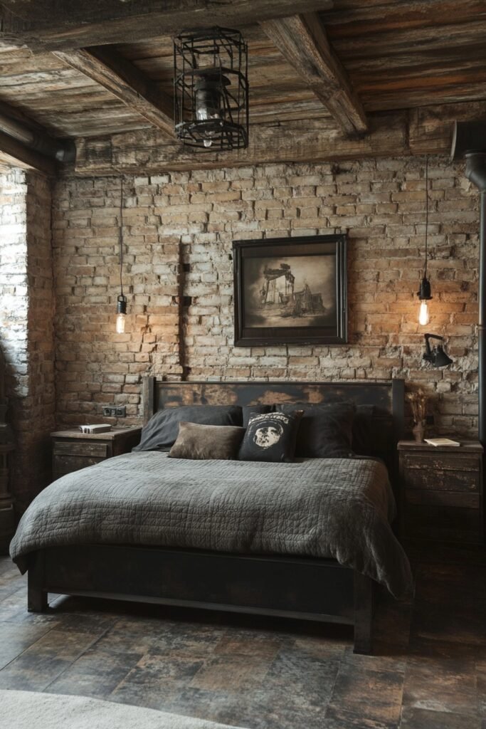 Eco-Industrial Bedroom