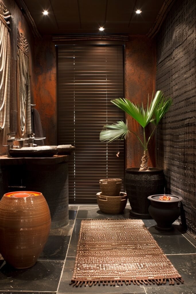 Elegant Afrohemian Bathrooms