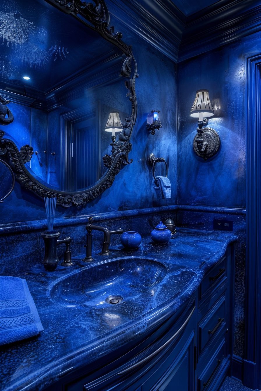 29 Blue Bathroom Decor Ideas For A Vibrant Yet Peaceful Ambiance - Learn California