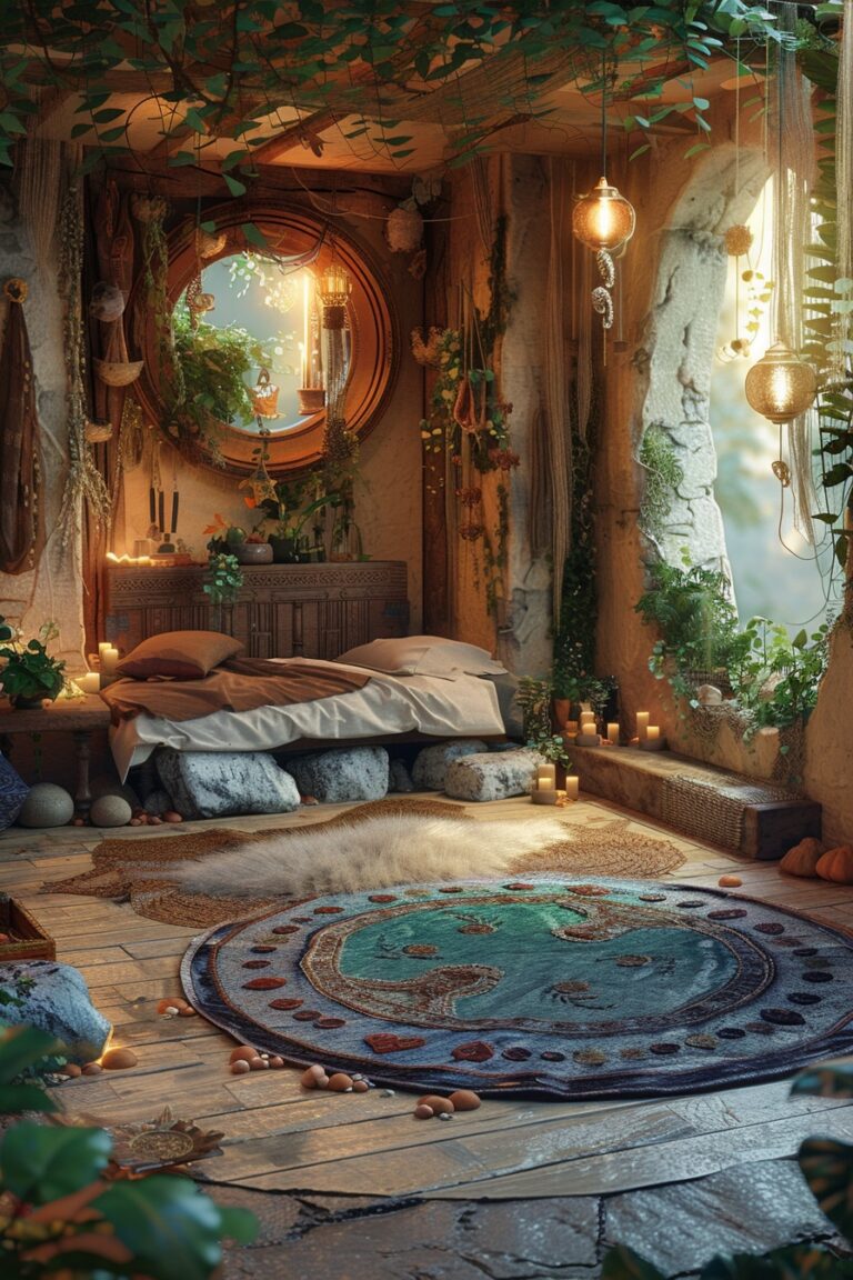 29 Rustic Boho Witchy Bedroom Ideas For A Touch Of Magic - Learn California