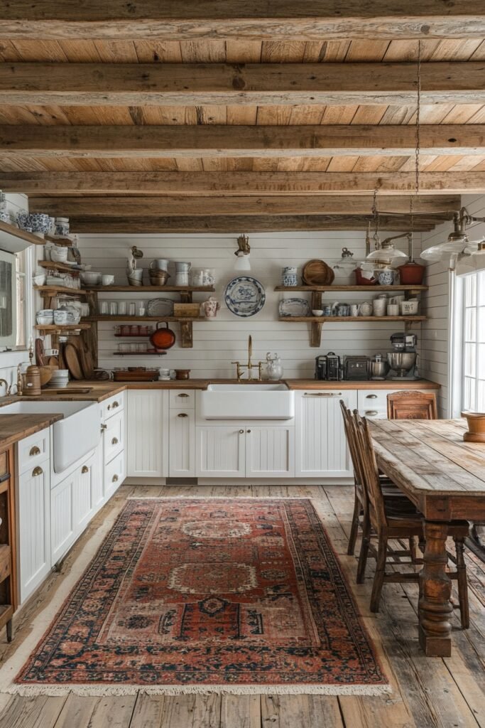 Farmhouse Charm Kitchen