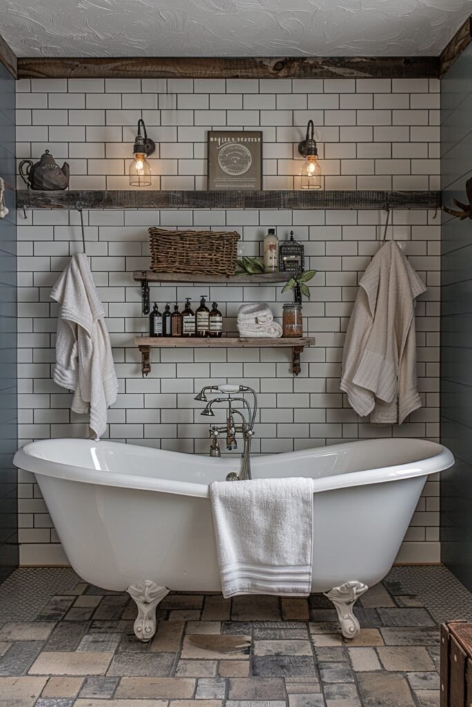 Farmhouse-Inspired Barndominium Bathrooms