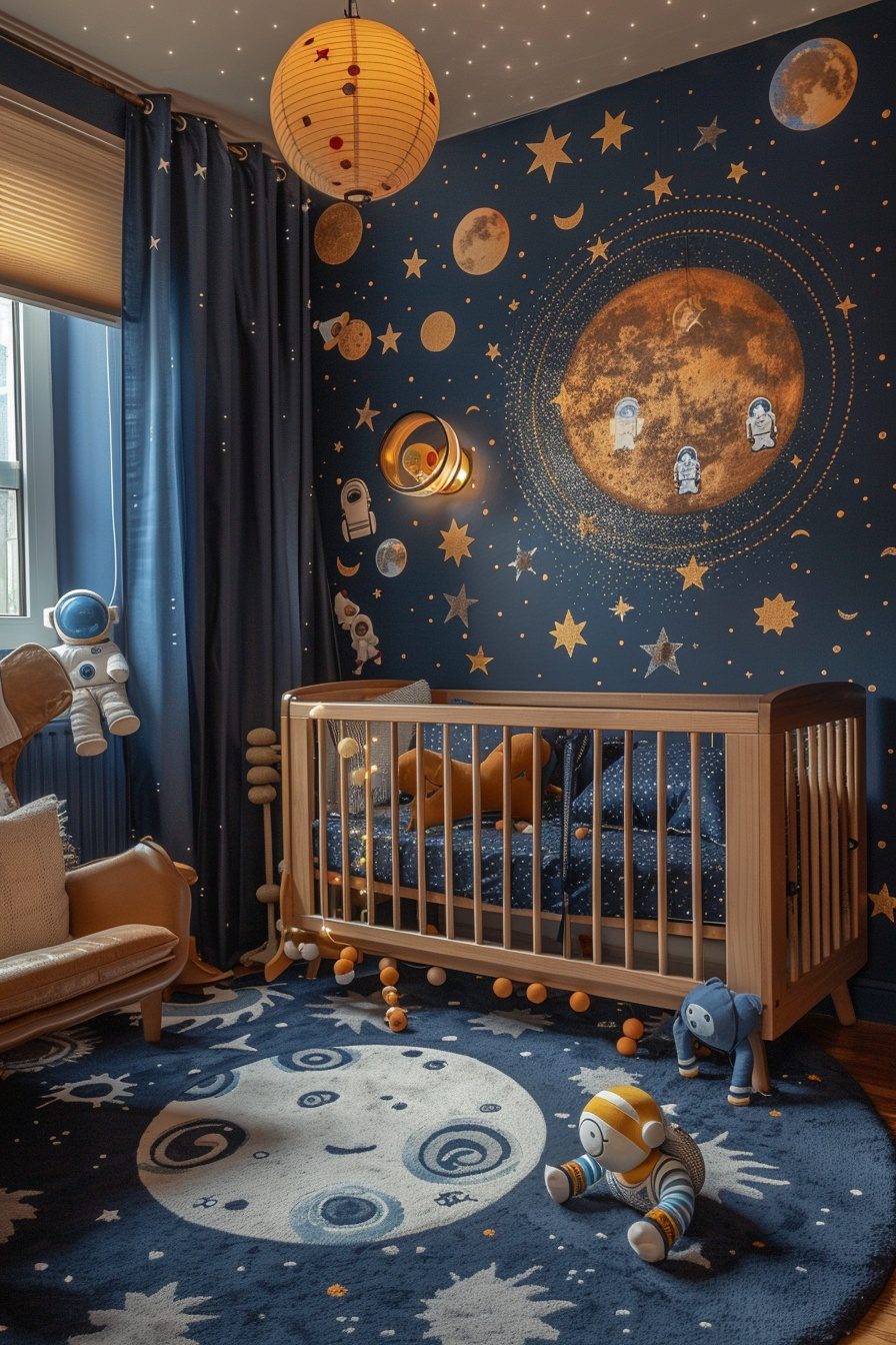 29 Nursery Room Ideas For A Boy Featuring Bold Colors And Creative ...