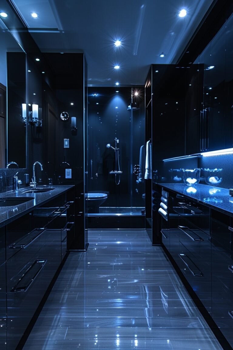 29 Black Bathroom Decor Ideas For A Bold And Stylish Space - Learn ...