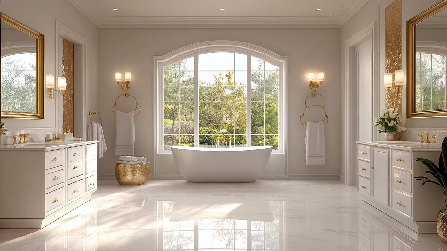 29 Gold Bathroom Decor Ideas For A Modern And Glamorous Upgrade - Learn ...