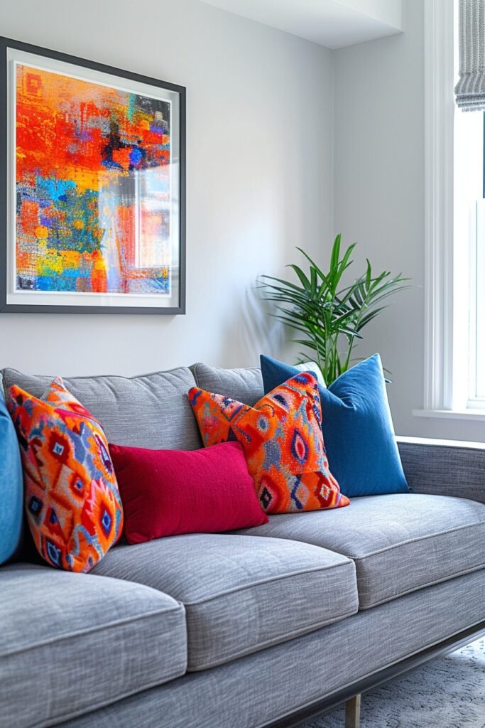 Grey & Bold Art Accents