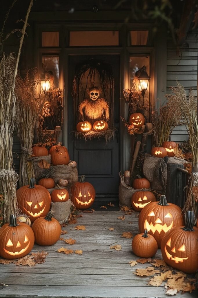 Harvest Halloween Porch