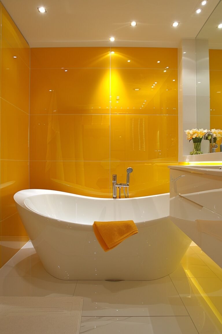 29 Yellow Bathroom Decor Ideas To Add Sunshine To Your Bathroom - Learn ...