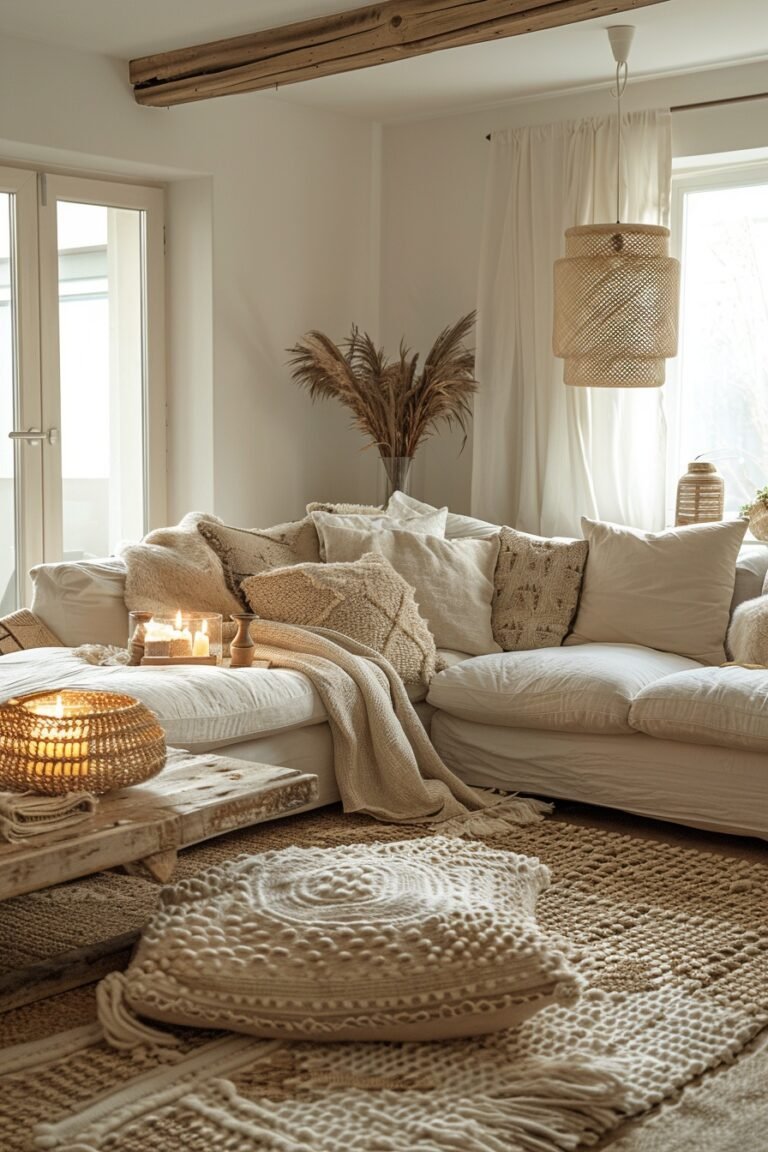 29 Scandi Boho Living Room Ideas For A Calm Retreat - Learn California