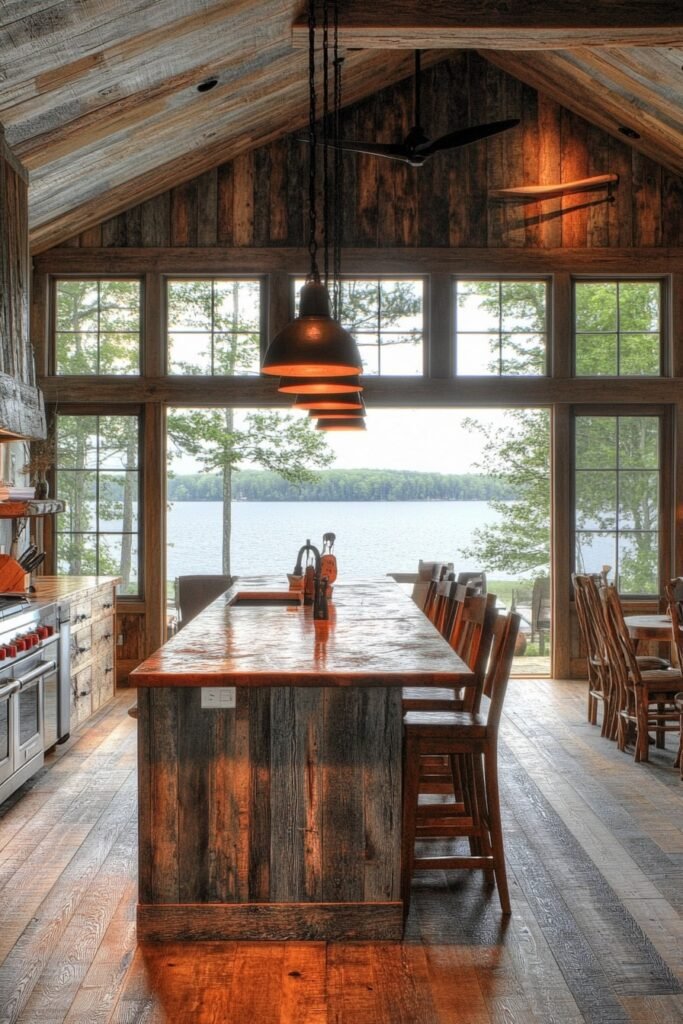 Lakeside Rustic Cooking Area