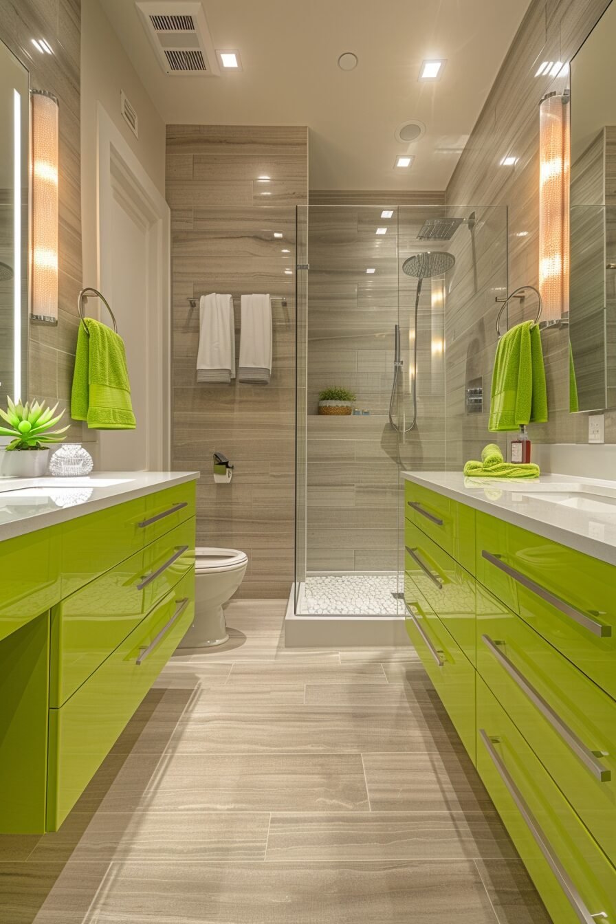 29 Green Bathroom Decor Ideas To Transform Your Space With Earthy